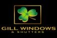Gill Windows and Shutters logo, representing custom vinyl window manufacturing and installation in Cheyenne, WY.