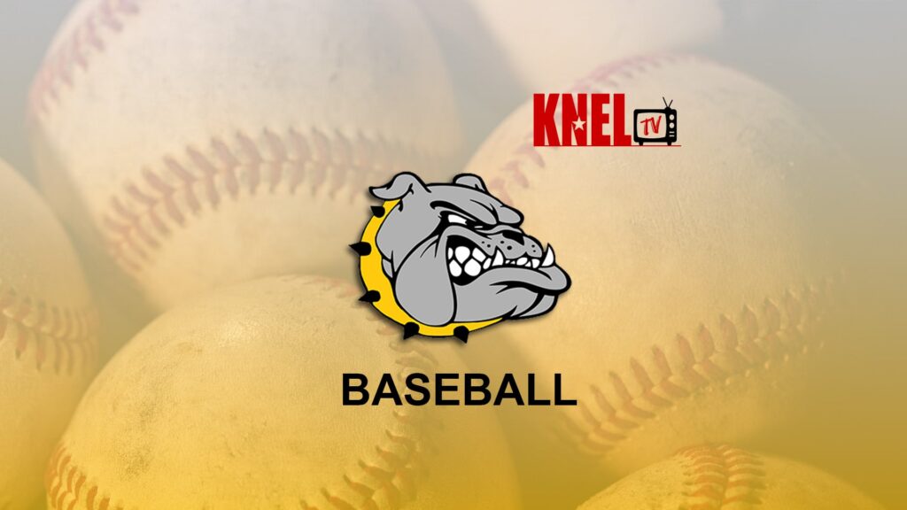 KNEL tv Brady Bulldogs Baseball Graphic
